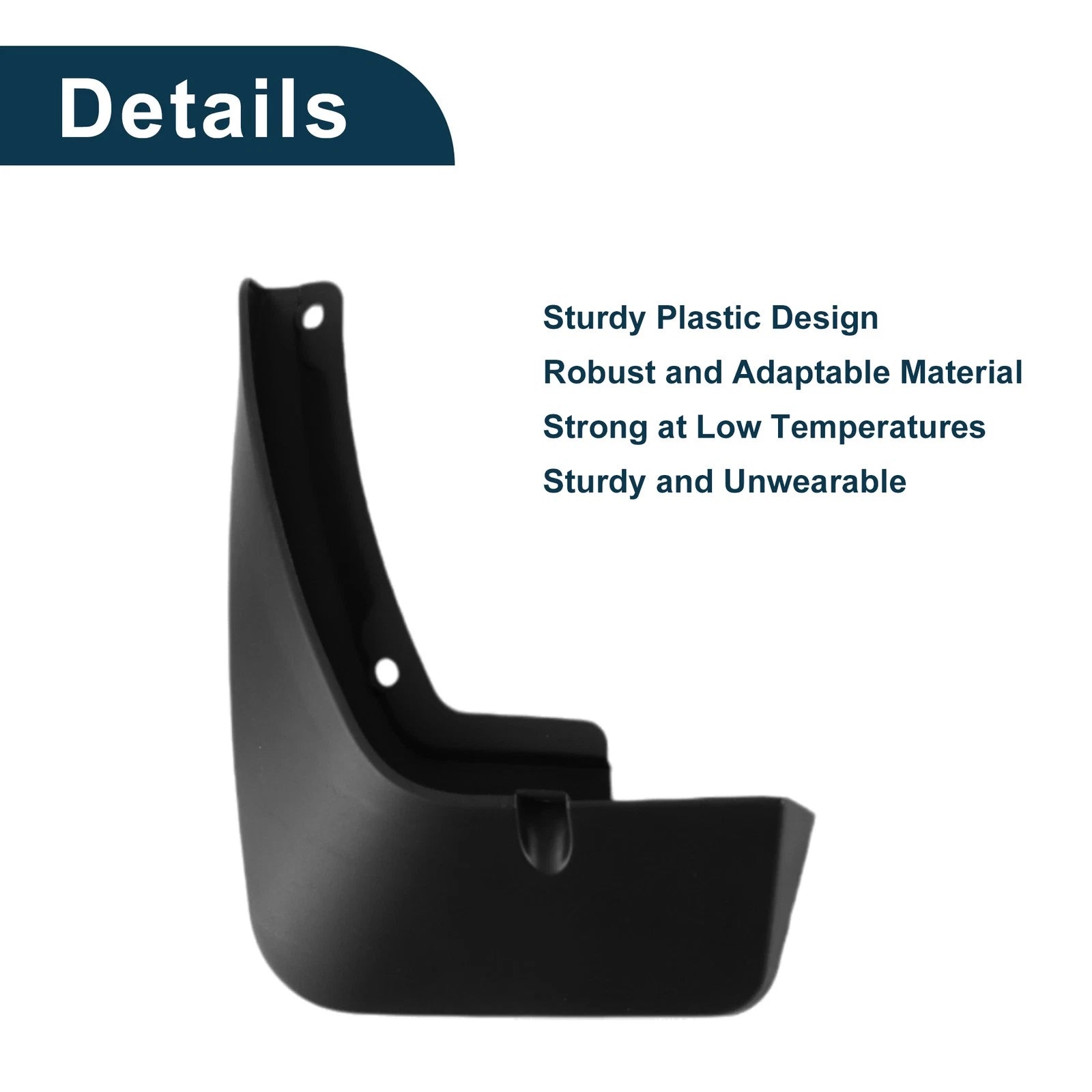 Set of 2 Mud Flaps Splash Guards for Volkswagen Talagon (2021–2023)
