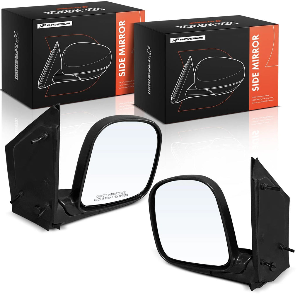 Pair Manual Mirrors for Chevy Express 1500 GMC Savana 