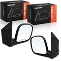 Pair Manual Mirrors for Chevy Express 1500 GMC Savana 