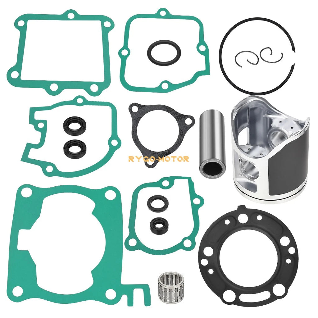Top End Piston Kit for Honda CR125R (2003–2004) w/ Engine Gaskets