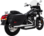Vance & Hines 3" Twin Slash Slip-On Muffler Chrome 16379 for Harley Touring (2018–2024)