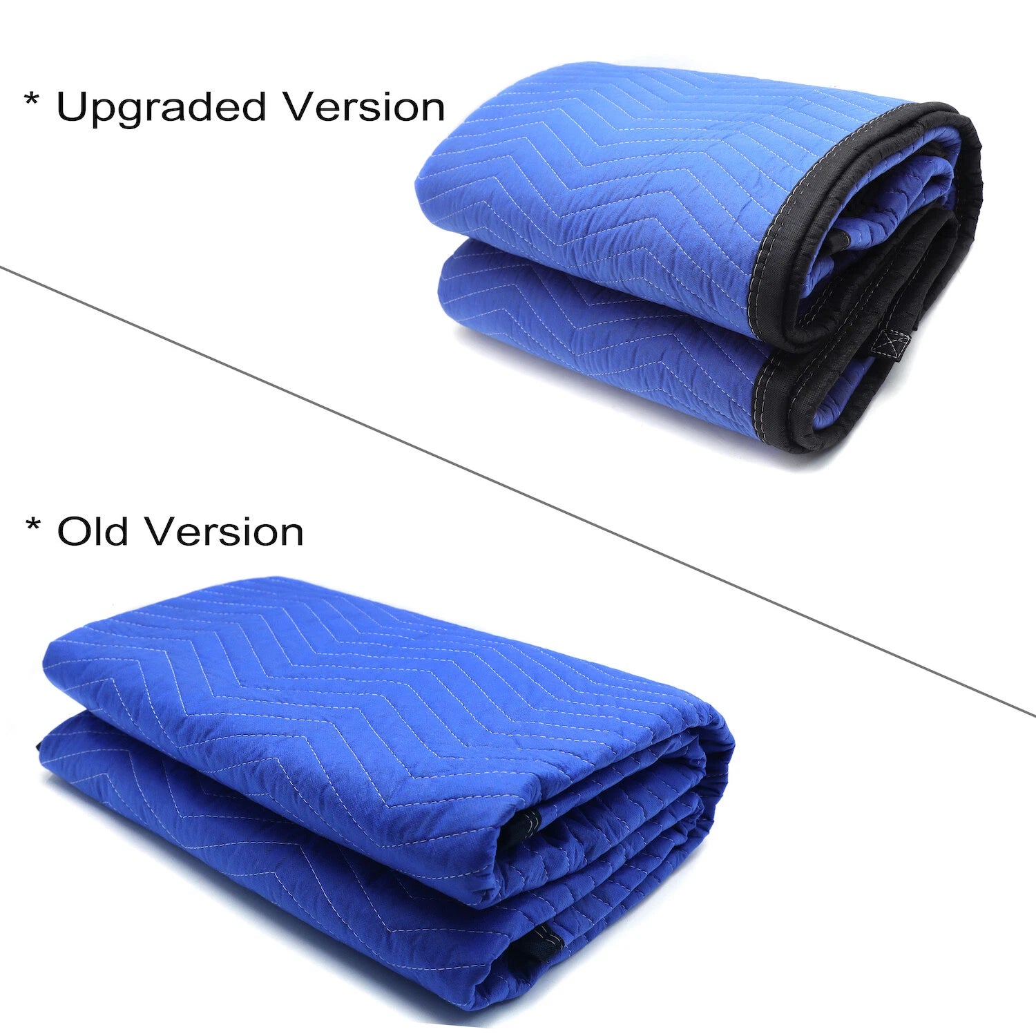 2-Pack Extra Thick Furniture Moving Packing Blanket for Shipping