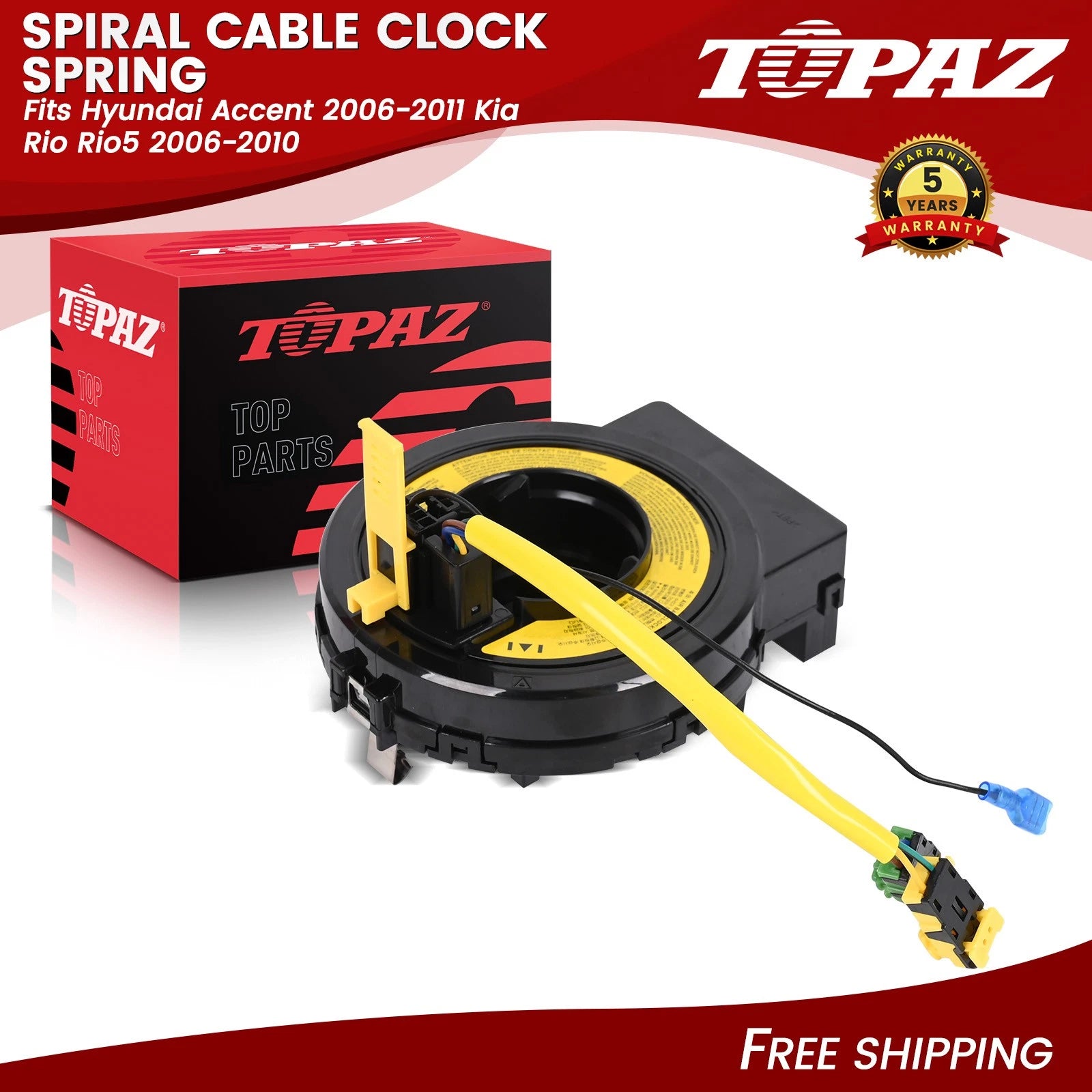 Spiral Cable Clock Spring for Hyundai Accent (2006–2011) Kia Rio (2006–2010)