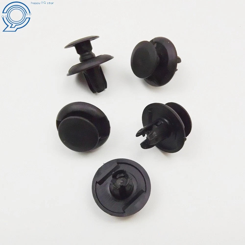 Set of 100 Nylon Rivet Fasteners for Honda (8mm)
