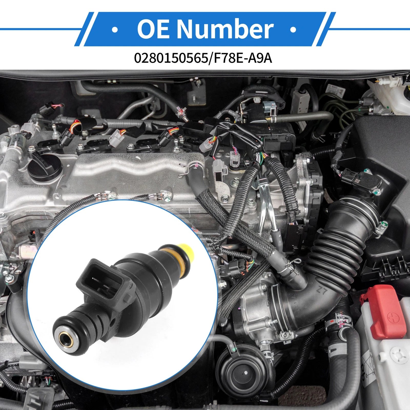 1 Pc Fuel Injector No.0280150565 for Mitsubishi 