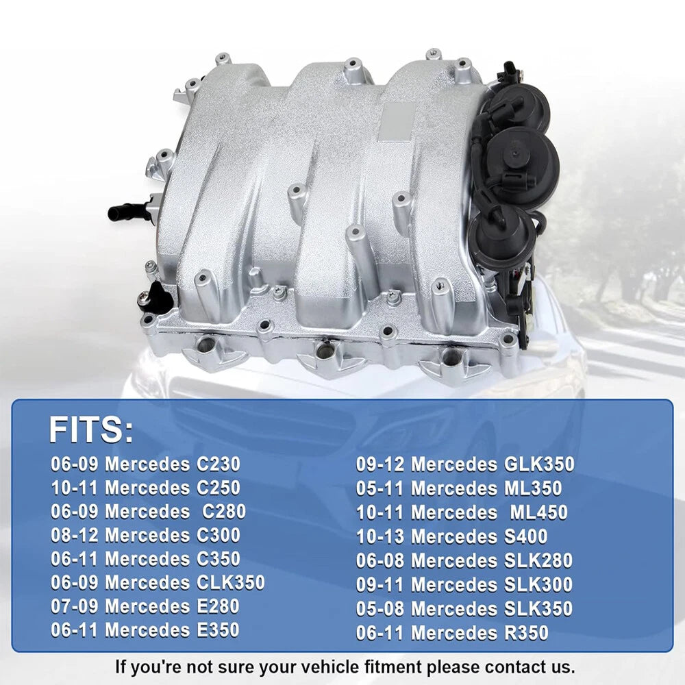 Intake Manifold Assembly for Mercedes E550 GL450 CL550 CLK550 G550 S550 SL550 (2007–2012)