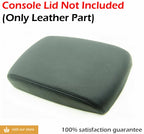 Leather Console Lid Armrest Cover for Nissan Maxima (2004–2008) Black
