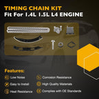 Timing Chain Kit for Chevy Cruze, Equinox, GMC Terrain, Buick Encore (2016-2021)