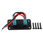 2 x Rocker Toggle Switch Panel for Car RV Truck 12V Blue LED