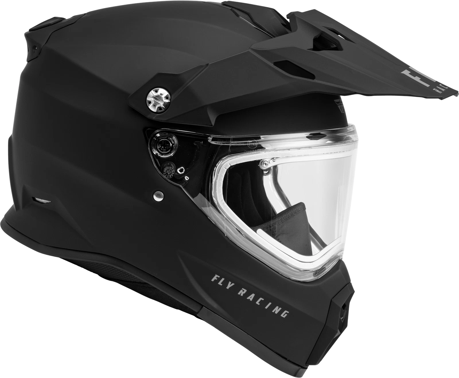 Fly Racing Trekker CW Solid Helmet Matte Black Medium for Snow (2023–2023)