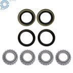 Set of 4 Galvanized Trailer Hub Kits for 2000 lbs Trailers
