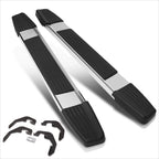 Set of 2 Step Pad Side Nerf Bar Running Boards for Silverado/Sierra (2007–2019)