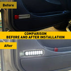 4X Smoked LED Interior Door Lights for Silverado Sierra (1999–2006)