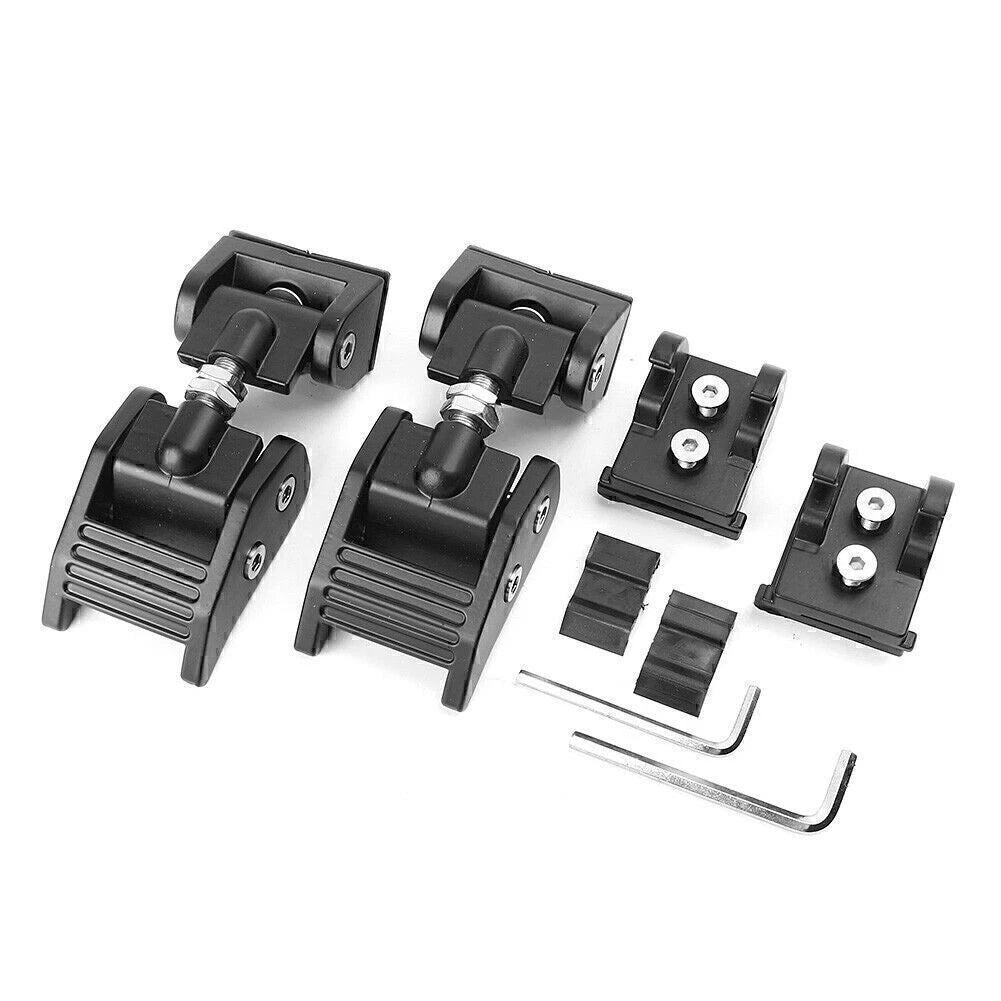 Locking Hood Catch Latches Kit w/Keys for Jeep Wrangler JK & Unlimited (2007–2015)