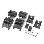 Locking Hood Catch Latches Kit w/Keys for Jeep Wrangler JK & Unlimited (2007–2015)