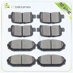 Front & Rear Ceramic Brake Pads Kit for Honda Odyssey (2002–2004)