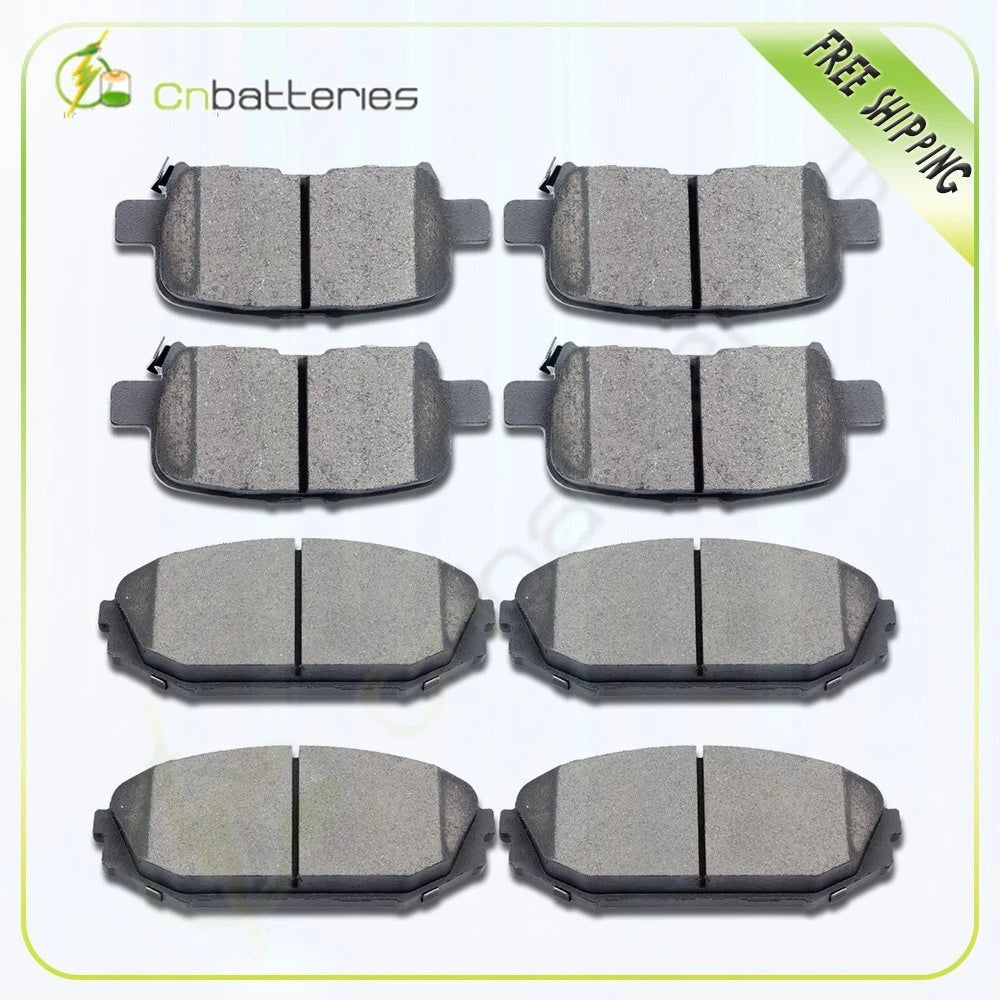 Front & Rear Ceramic Brake Pads Kit for Honda Odyssey (2002–2004)
