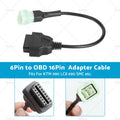 6 Pin to OBD 16 Pin Adapter for KTM (OBD2)