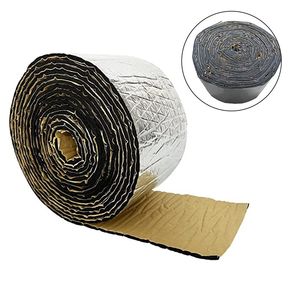 Thermal Insulation Aluminum Foil Pad for Roofs and Trucks (10m x 25cm)