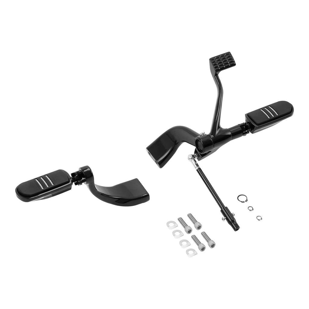 Black Mid-Controls Shifter Lever Pegs Kit for Harley Sportster XL (2014–2022)