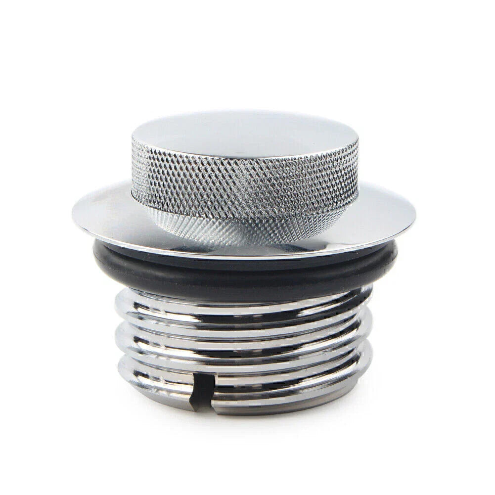 Vented Gas Cap for Harley Chrome