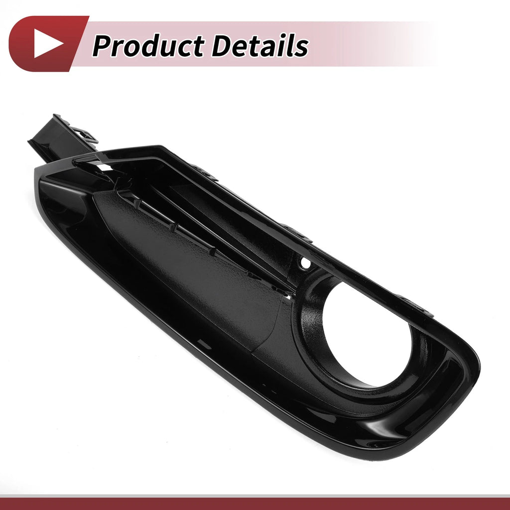 1 Pc Fog Light Grill for BMW 320i (2012–2015) No. 51117300737 Black