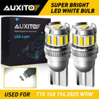 AUXITO T10 501 W5W 6500K LED Side Light Bulb for Various Vehicles (2010–2023)