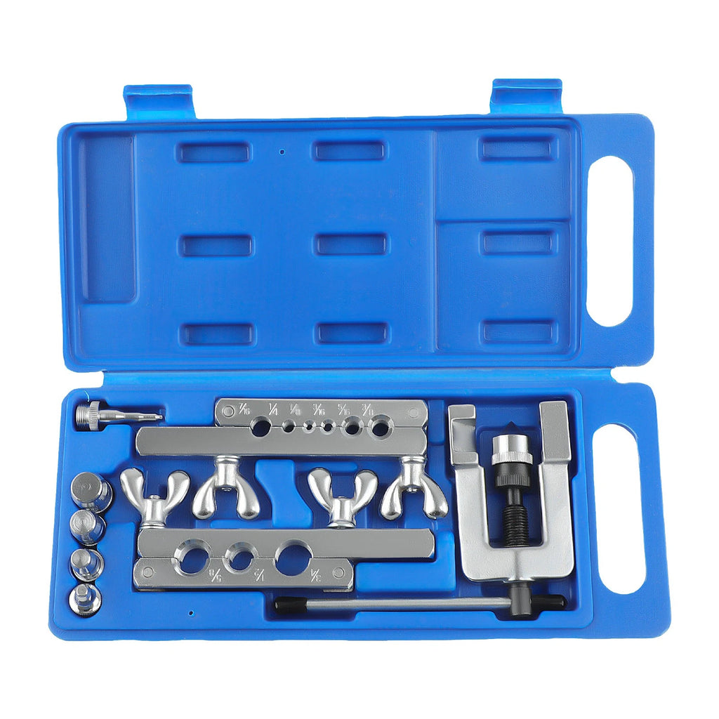 Professional Tube Flaring Tool with Swaging Adapters for 1/8–3/4 in Steel