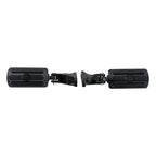 Black Rear Passenger Footpegs for Harley Street Glide (1993-2025)