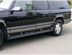 10pc Luxury FX Chrome Door Molding (w/Flares) for 1992-1999 Chevy Suburban