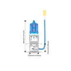 2X AUXITO LED H3 Fog Headlight Conversion Bulbs for