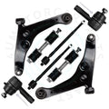 Set of 8 Front Lower Control Arms & Tie Rods for Mitsubishi Lancer 