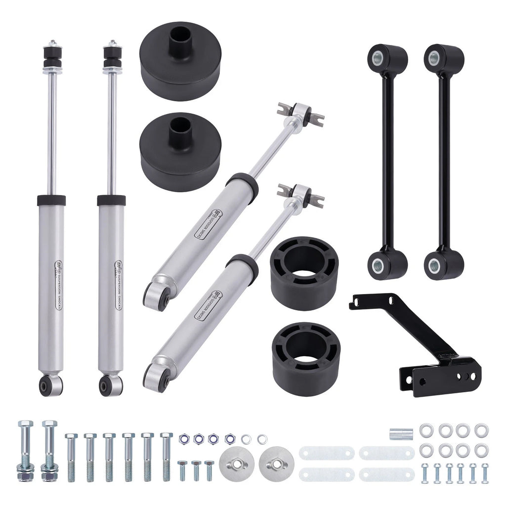 2.5" Suspension Lift Kit for Jeep Wrangler JK (2007–2018) Fit 35" Tire