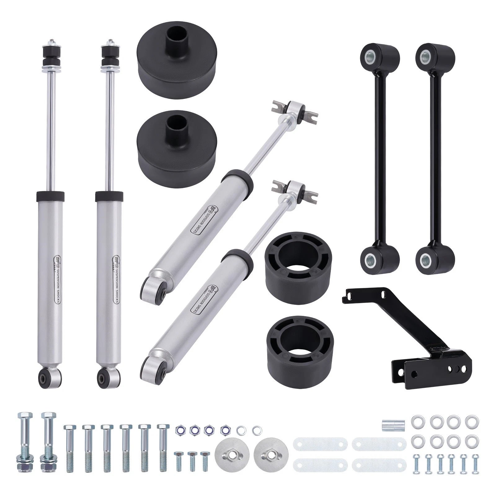 2.5" Suspension Lift Kit for Jeep Wrangler JK (2007–2018) Fit 35" Tire