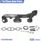 Exhaust Manifold Right for Chevy C1500 C2500 C3500 K1500 K2500 K3500 (1988–1995)