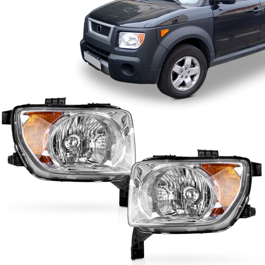 Pair Headlights for Honda Element (2003–2008)