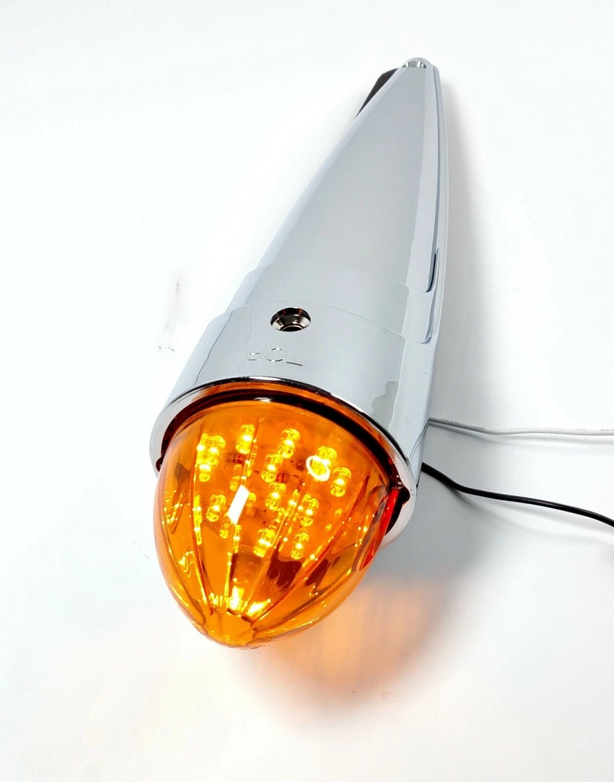 Chrome Amber LED Cab Lights Set for Nissan Cabstar (2010–2020)