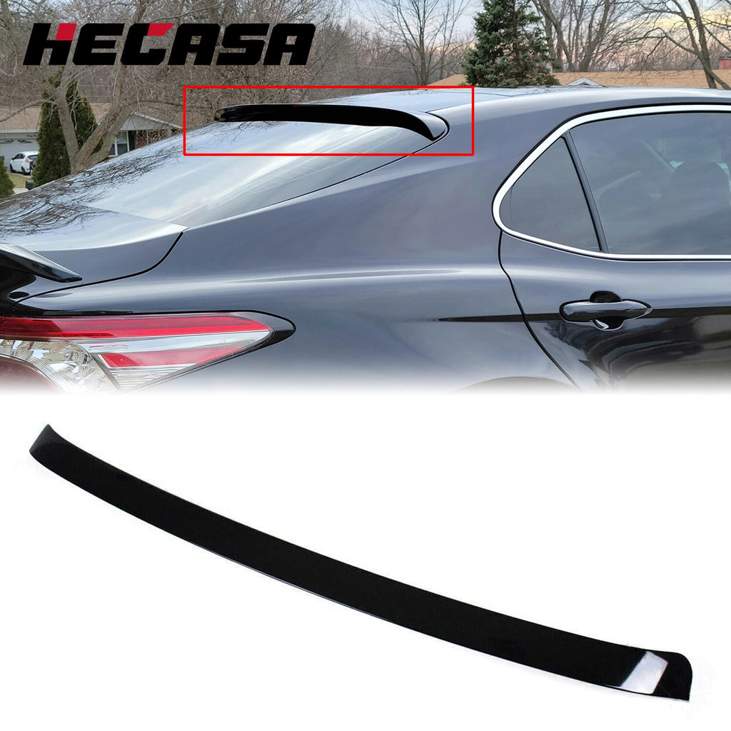 Glossy Black Rear Window Roof Spoiler for Toyota Camry (2018–2024)