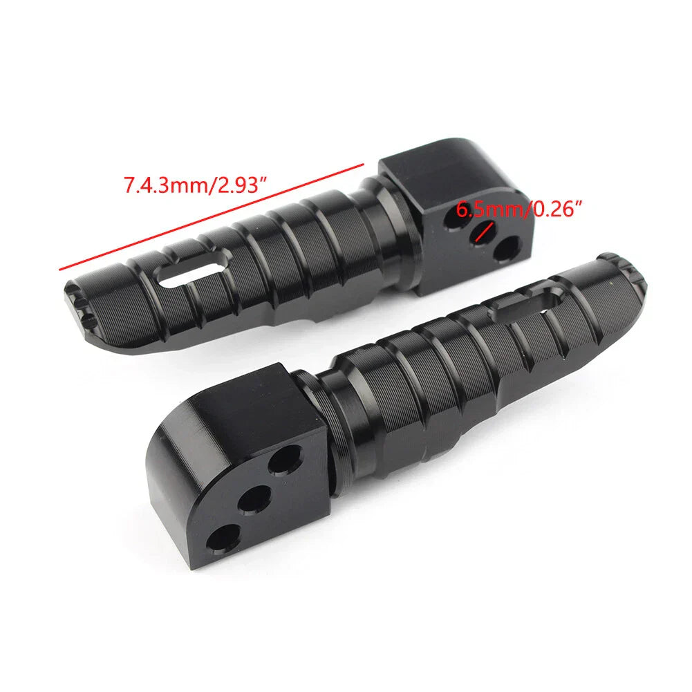 Gold Rear Passenger Foot Rest Pegs for Kawasaki Ninja ZX-6R ZX-10R