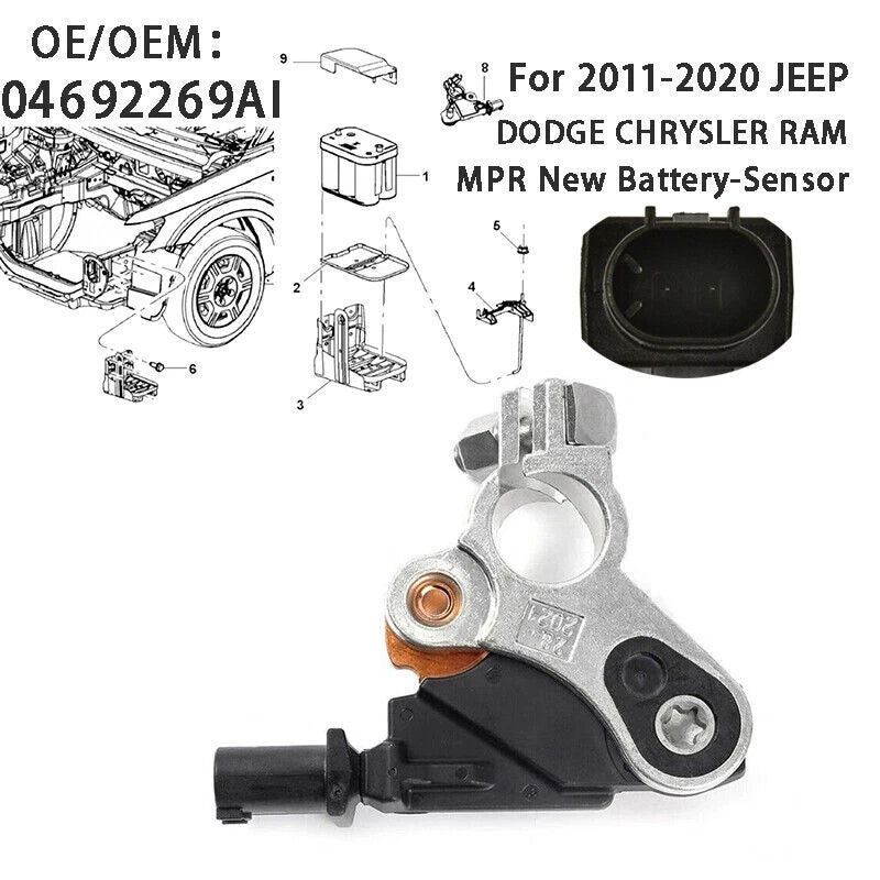 Battery Temperature Sensor for Jeep Dodge Chrysler Ram (2011–2020) 4692269AI