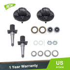 2-Pack 5-Lug Wheel Hub Kit for 8.25" x 2" Round Flanged Spindle