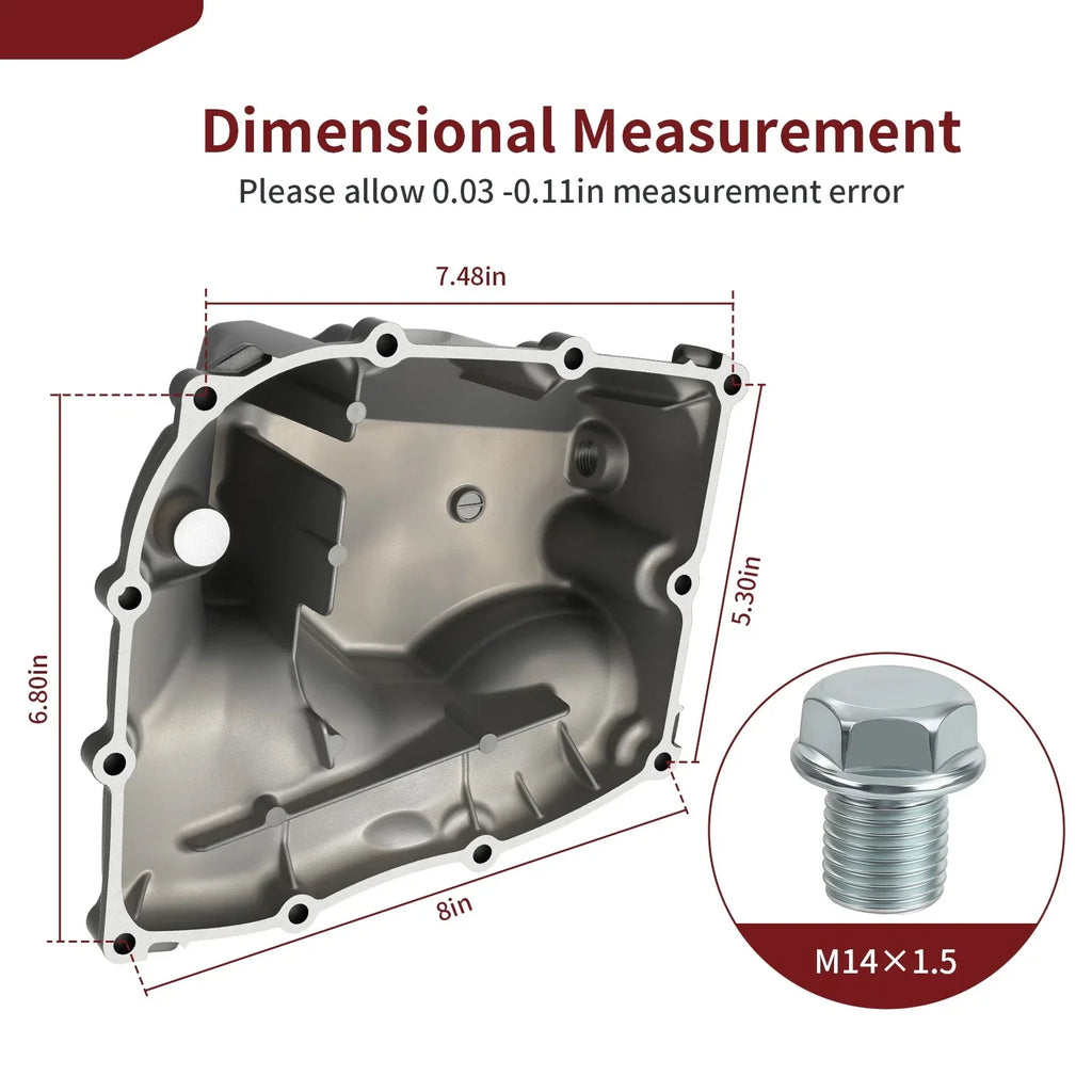 Oil Pan Strainer Cover for Yamaha MT-07 (2014–2020)