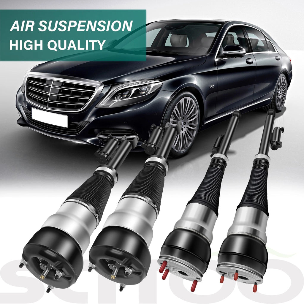 4PCS Air Suspension Strut for Mercedes W222 S350 S550 S63 S65 (2014–2020)