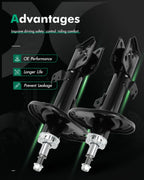 Front Shocks Struts Suspension Kit for Toyota Corolla (2014–2019)