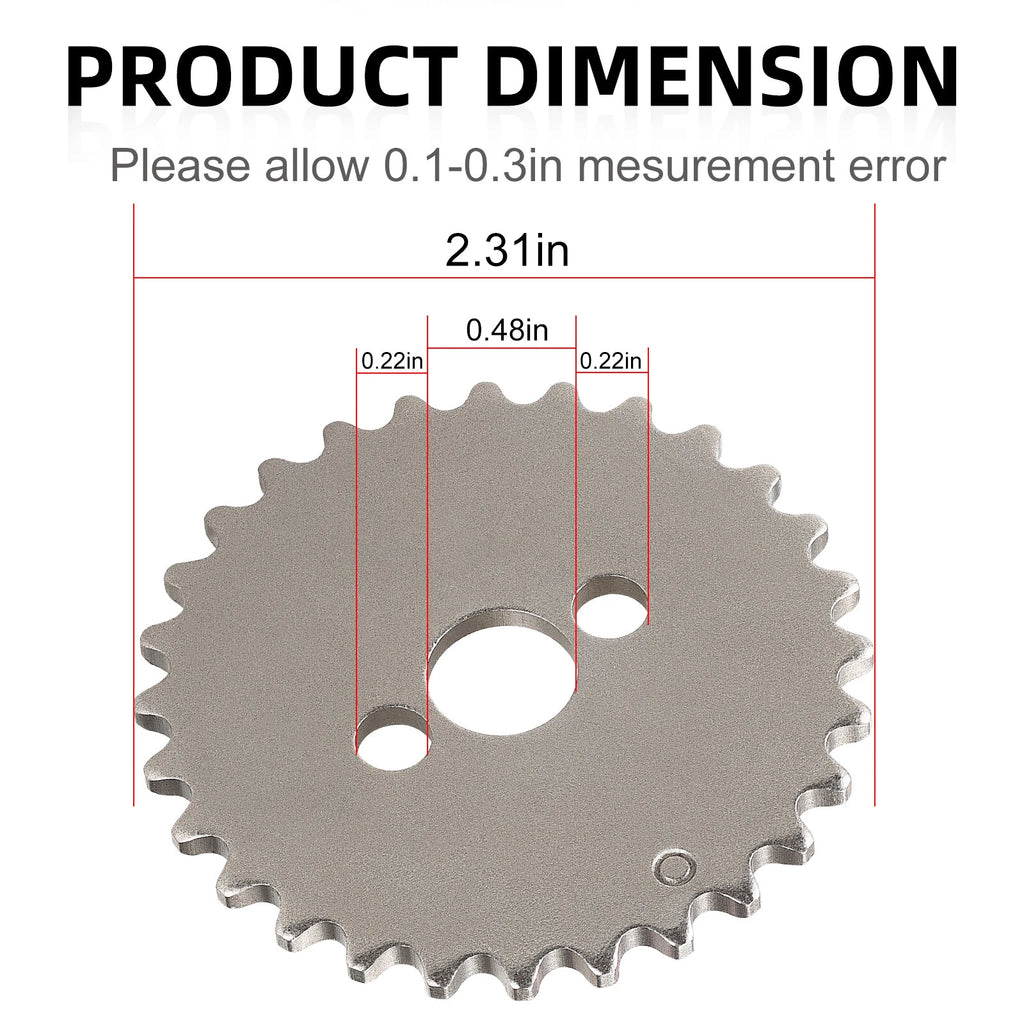 28T Sprocket Cam for Honda XR75 XR80 XR80R (1973–1999) 14321-115-010