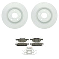 Set of 4 Bosch Front 320mm Rotors & Blue Ceramic Pads for Edge MKX MKZ (2015–2020)