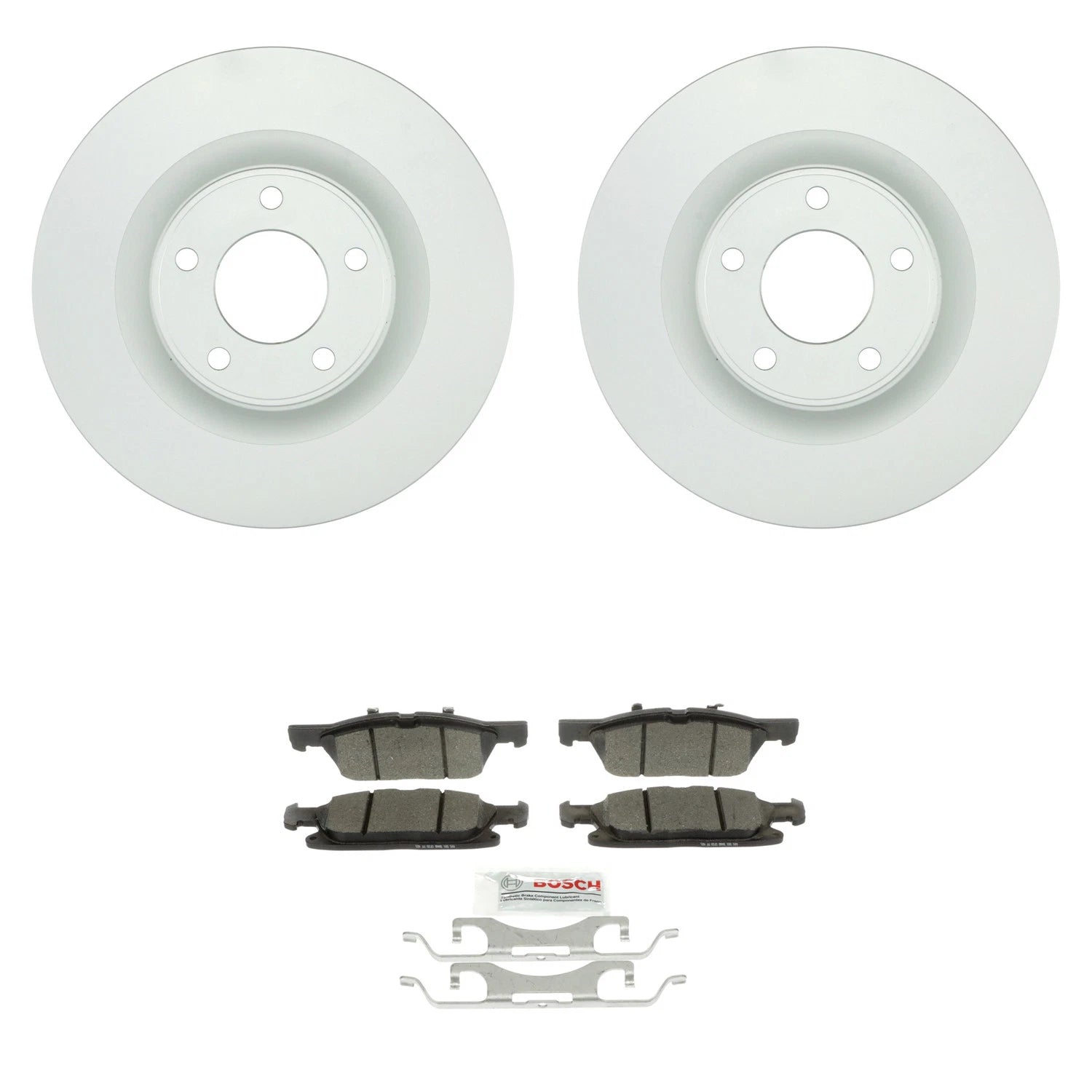 Set of 4 Bosch Front 320mm Rotors & Blue Ceramic Pads for Edge MKX MKZ (2015–2020)