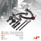 Set of 8 Control Arm Sway Bar Link Kit Tie Rod End for Cadillac Chevy GMC
