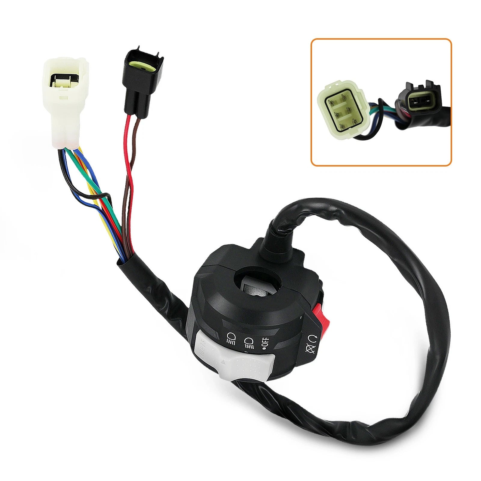 Handlebar Start Kill Switch Headlight for Yamaha YFZ450 (2004–2005) 5TG-83973-09-00