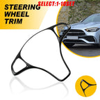 Set of 5 Carbon Steering Wheel Control Button Covers for Benz GLC 300 (2016–2019)